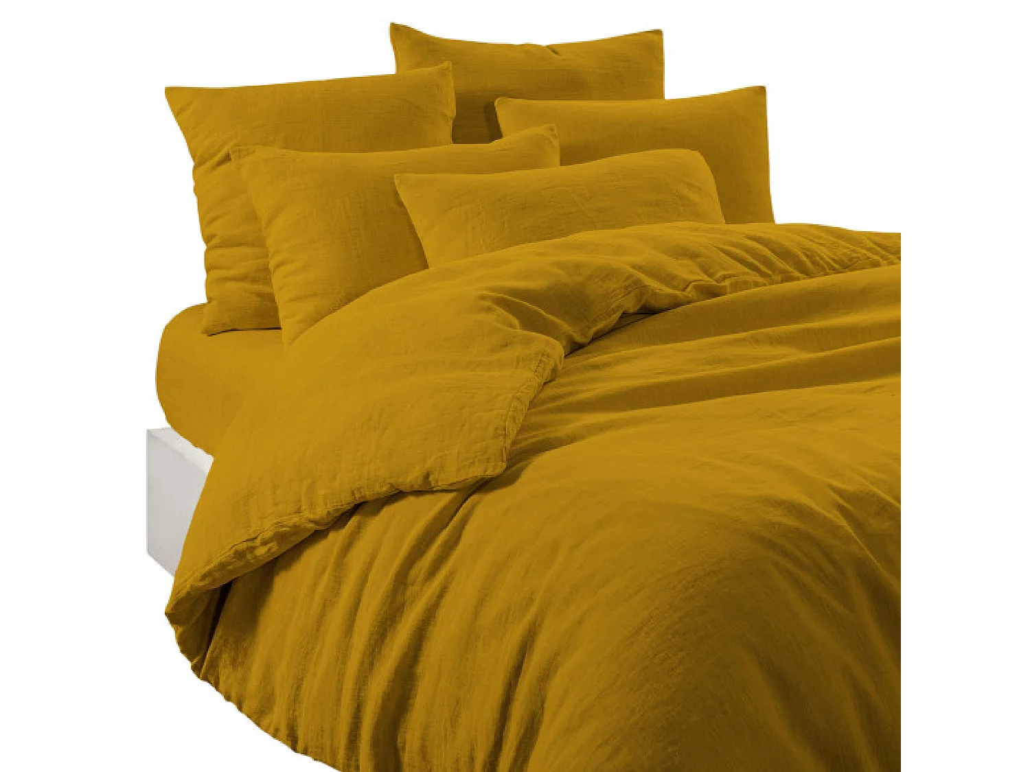 Drap Housse Harmony en 100% Lin Lavé