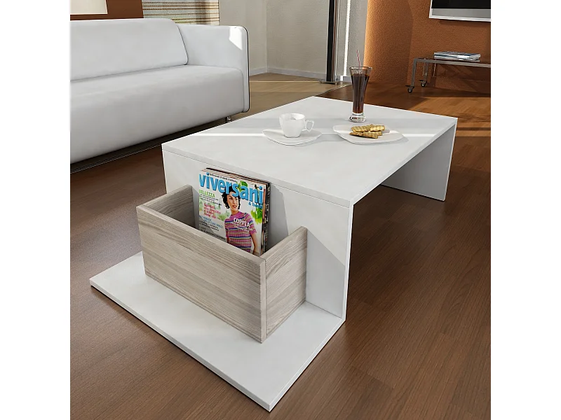 Couchtisch Pot Weiß Cordoba