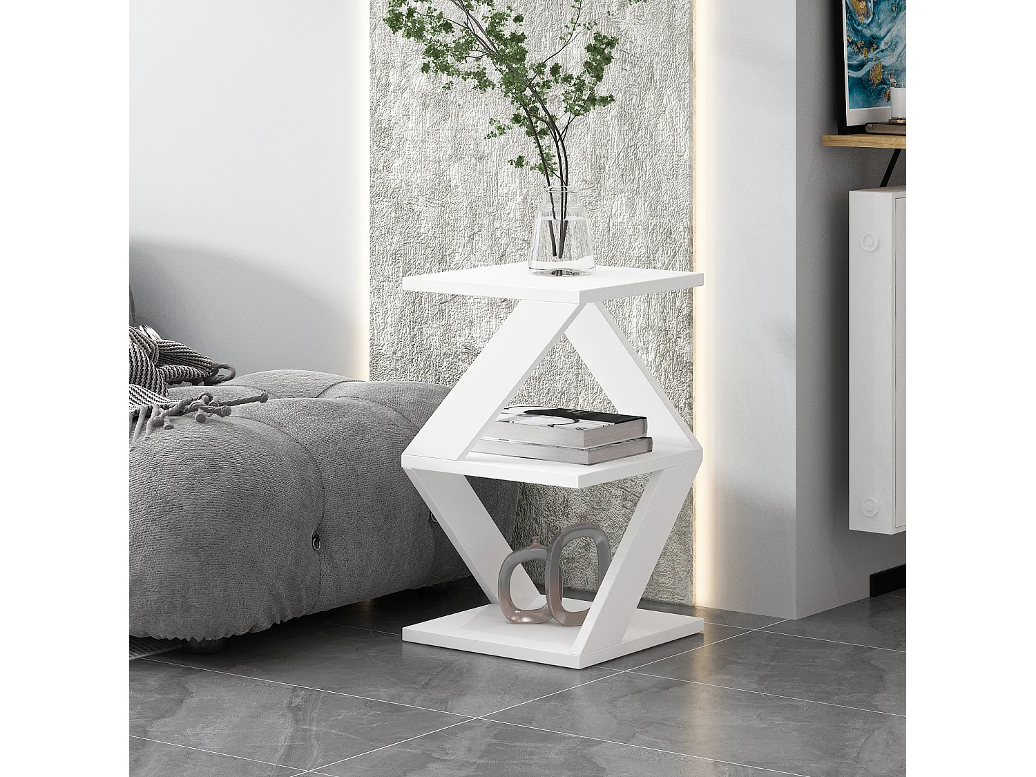 Beistelltisch Tulpe Weiß