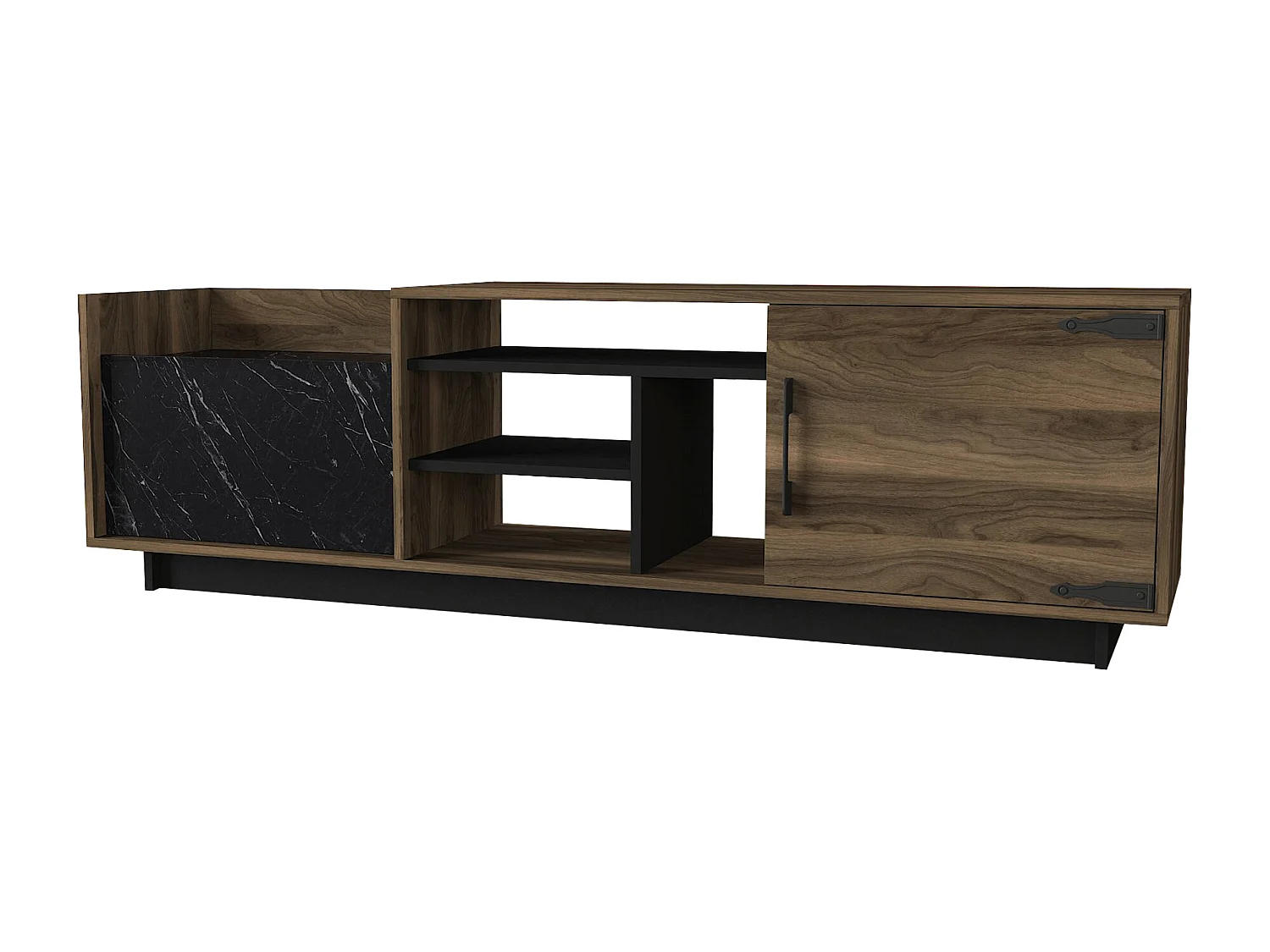 Lowboard Siento Walnuss ( Marmor Optik )