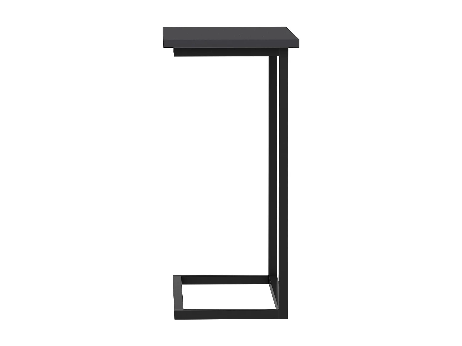 Beistelltisch Narin Anthrazit Schwarz mit Metallfüße 9284
