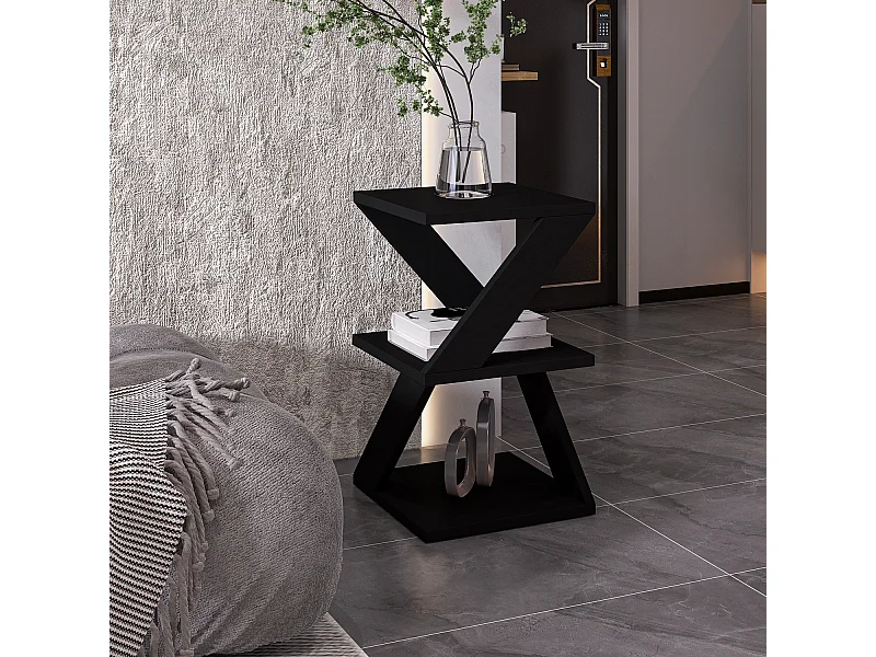 Beistelltisch Tulpe Schwarz