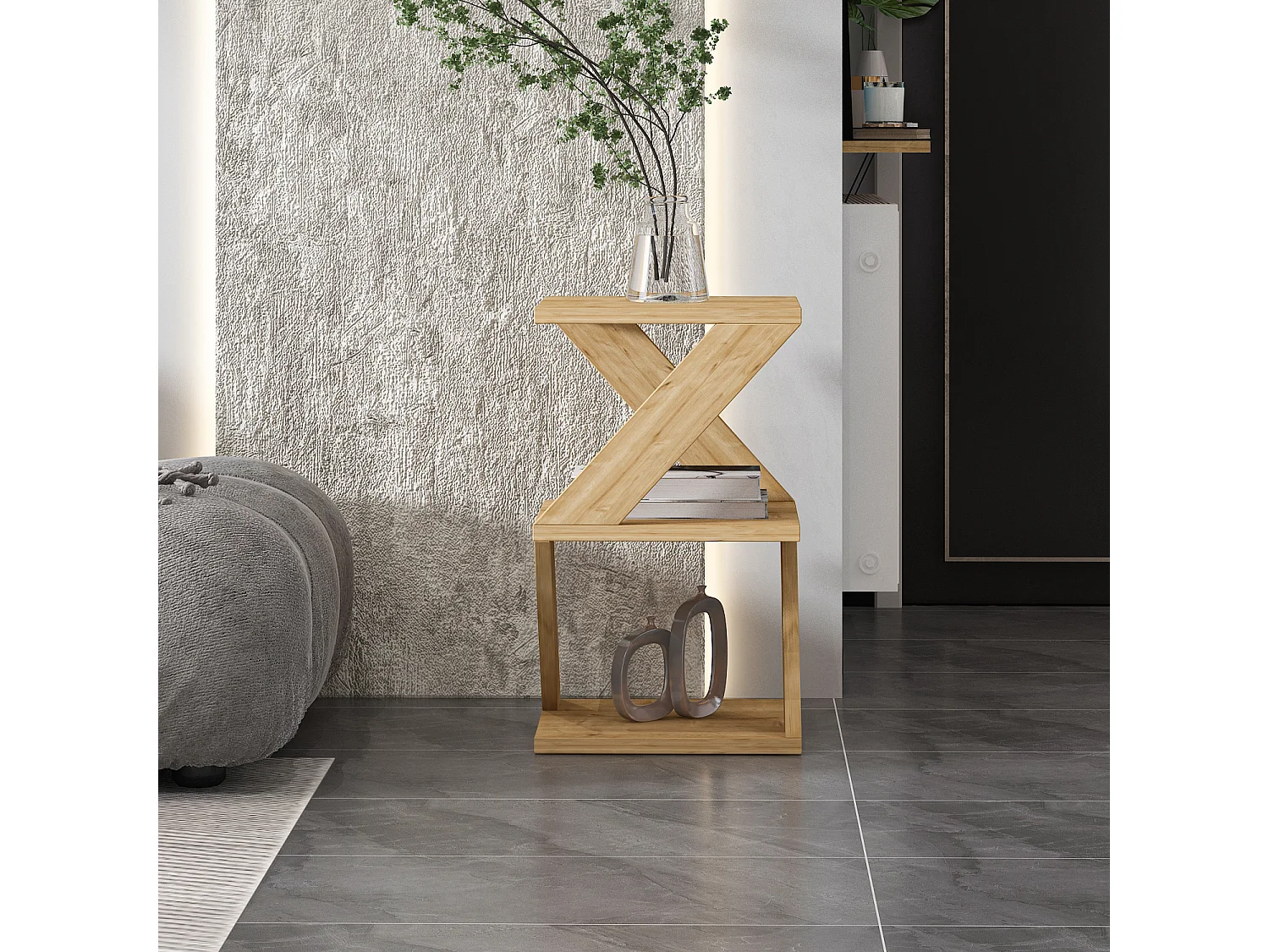 Beistelltisch Tulpe Beige