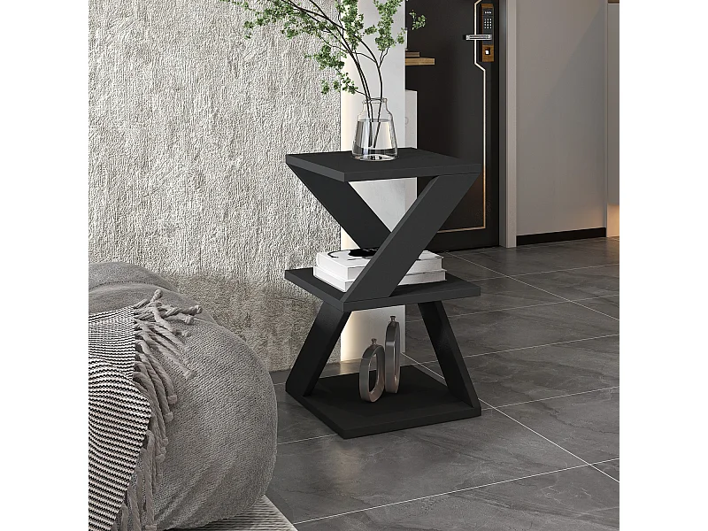 Beistelltisch Tulpe Grau (Antrazit)