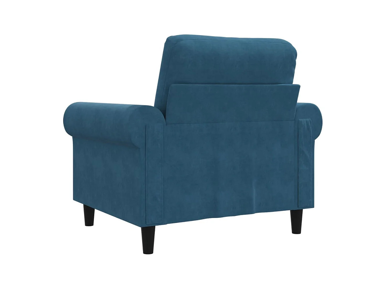 Sessel Blau 60 cm Samt