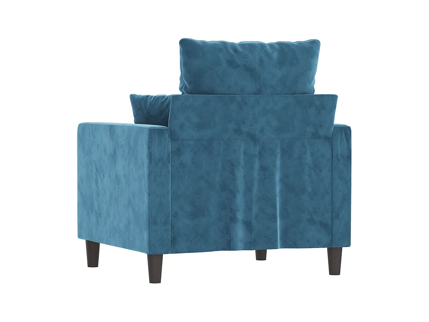 Sessel Blau 60 cm Samt