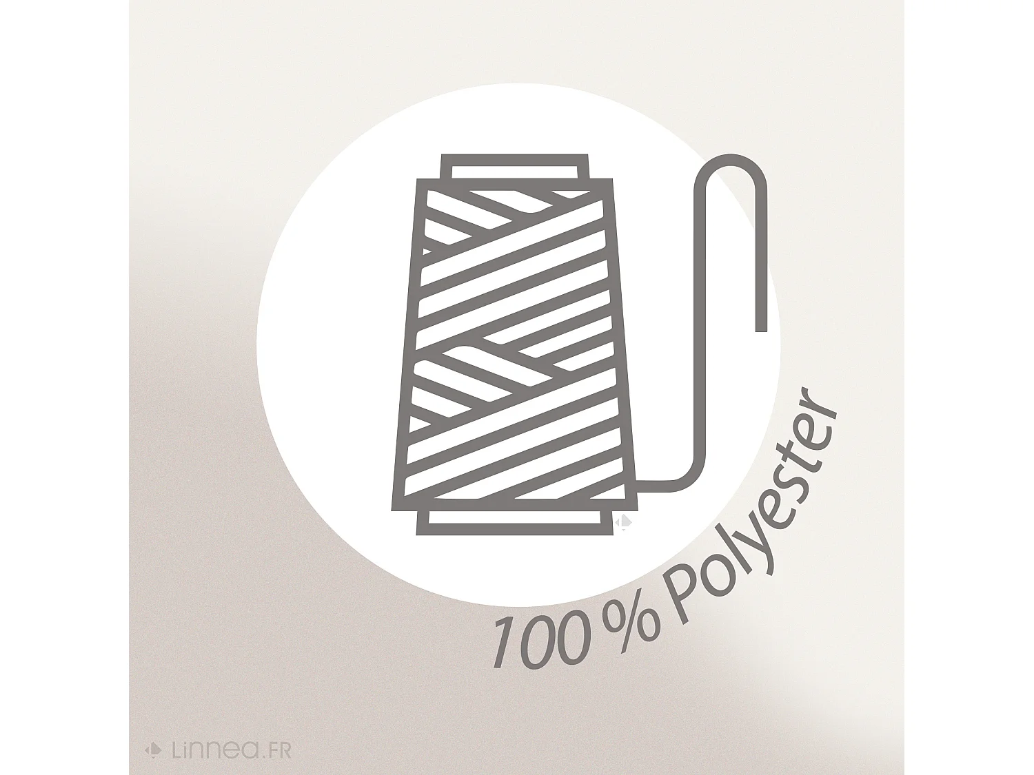 Couette hiver 200x200 cm COCOON BICOLORE Prune/Gris garnissage fibre polyester 400 g/m2