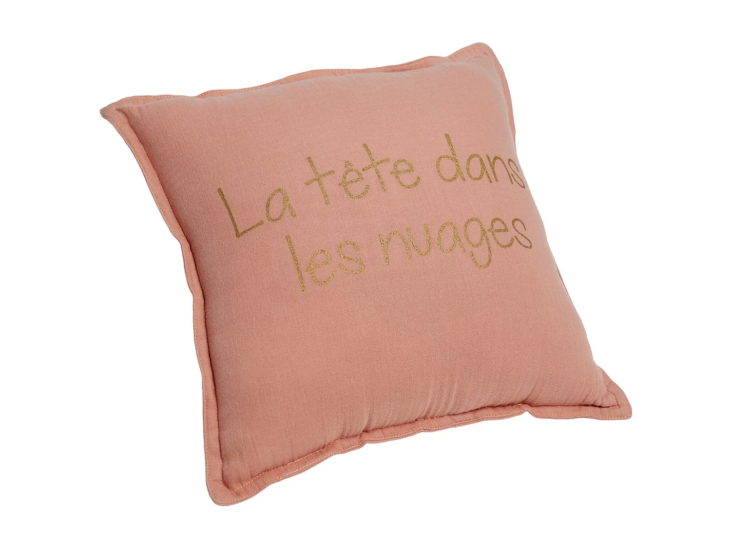 Coussin carré "La tête dans les nuages"