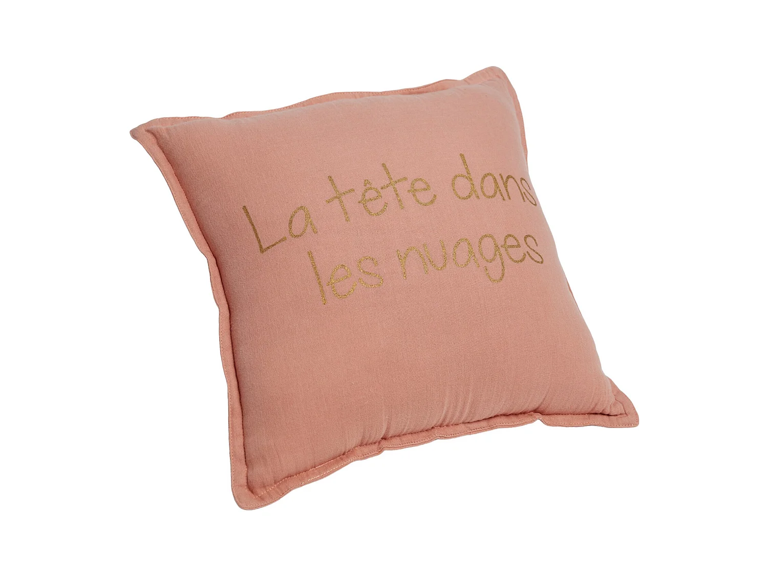 Coussin carré "La tête dans les nuages"