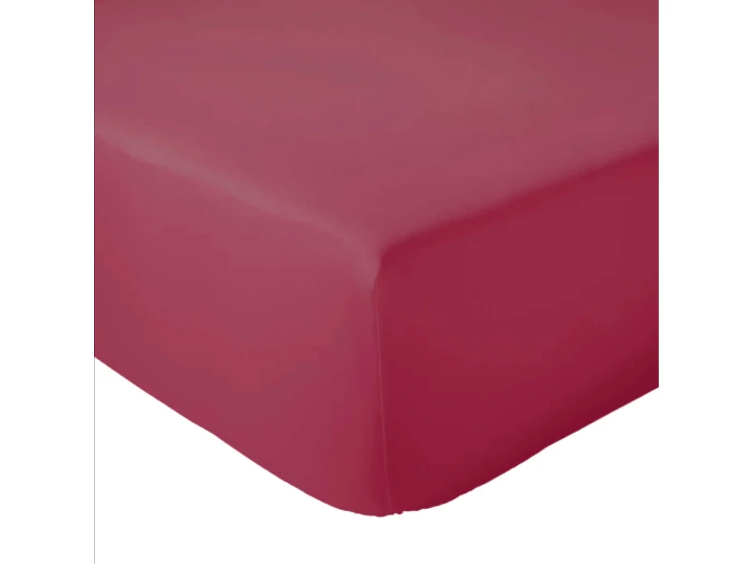 Drap Housse Uni bonnet 30 cm 100% Coton