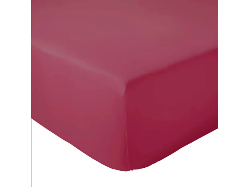 Drap Housse Uni bonnet 30 cm 100% Coton