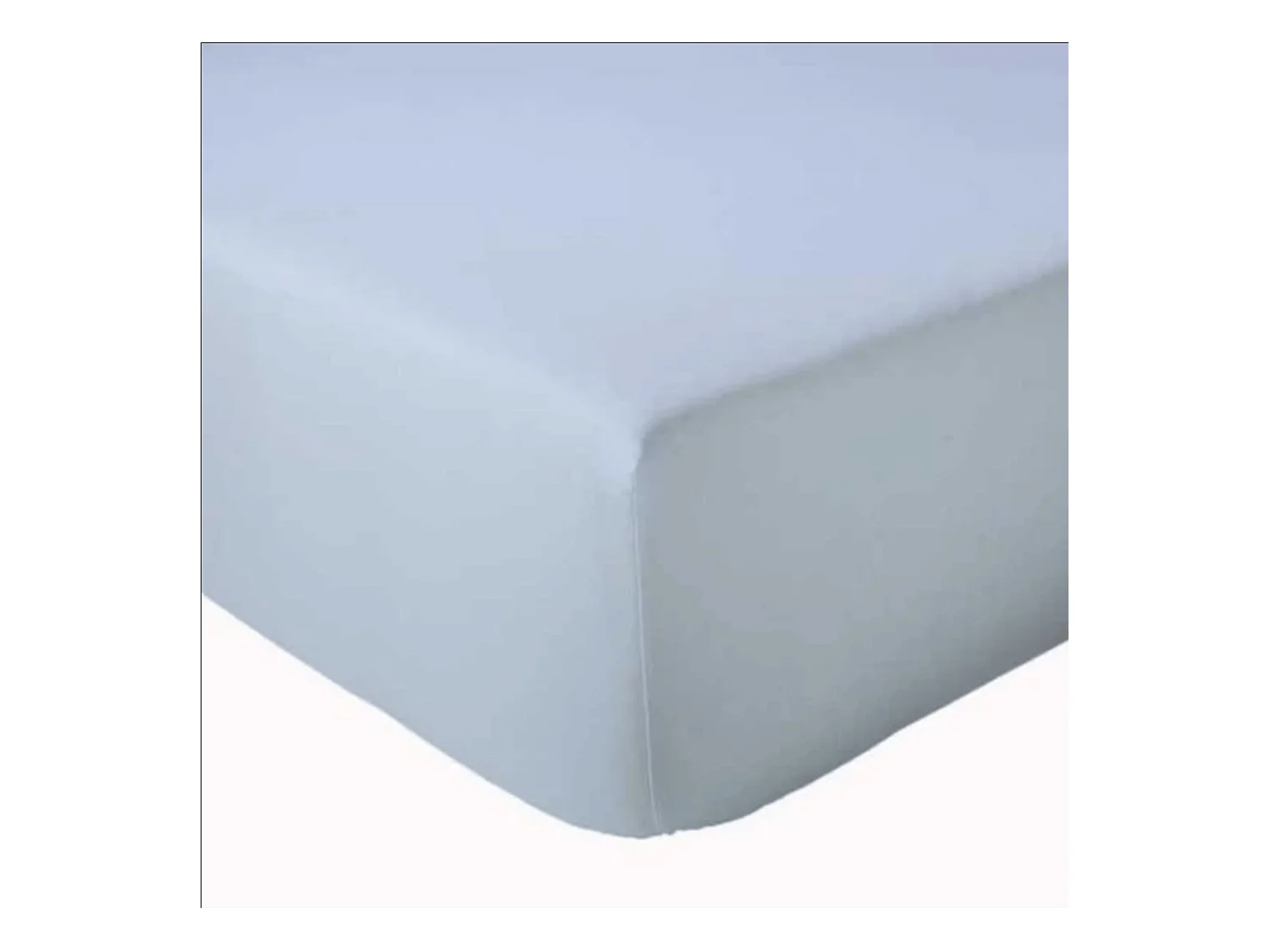Drap Housse Uni bonnet 30 cm 100% Coton