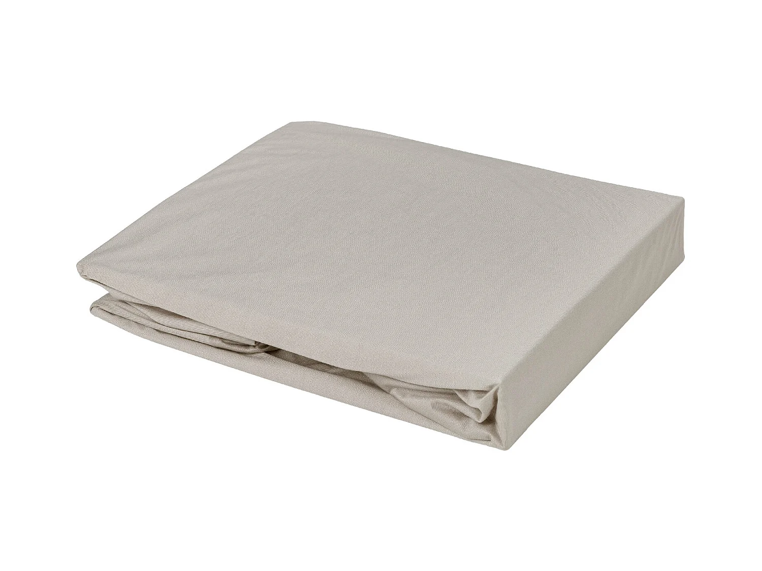 Drap housse élastiqué en 100% coton peigné