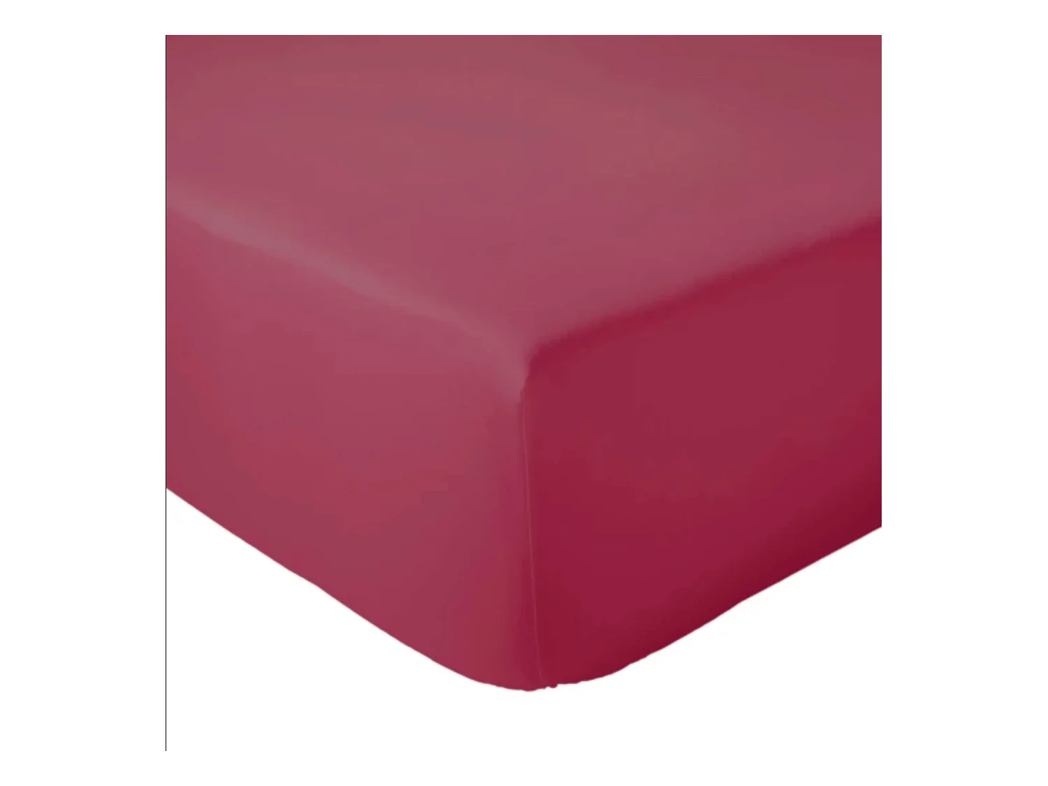 Drap Housse Uni bonnet 30 cm 100% Coton