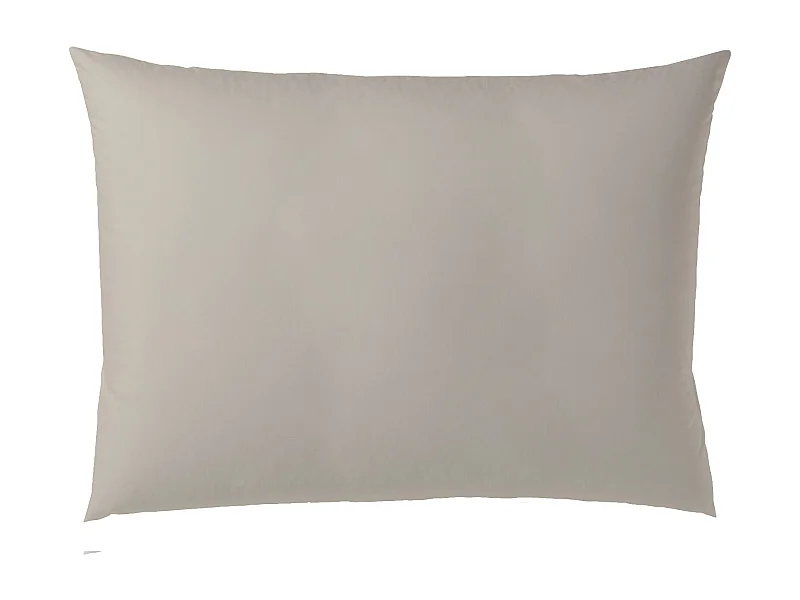 Lot de 2 taies d'oreiller en 100% coton peigné