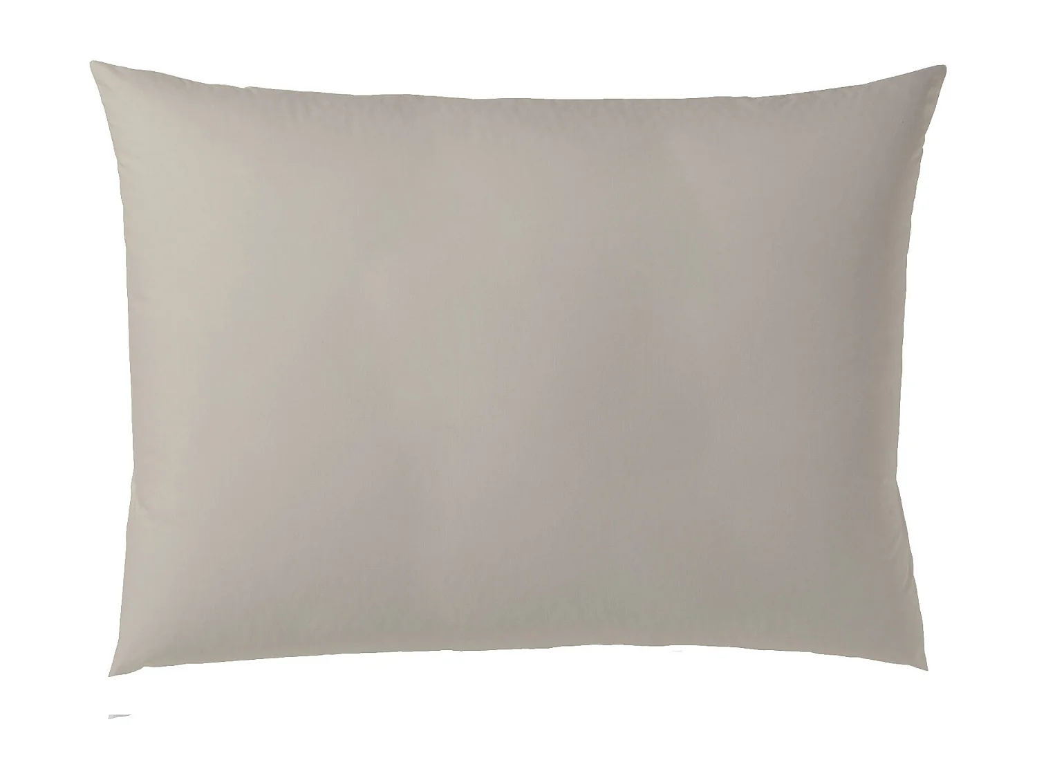 Lot de 2 taies d'oreiller en 100% coton peigné