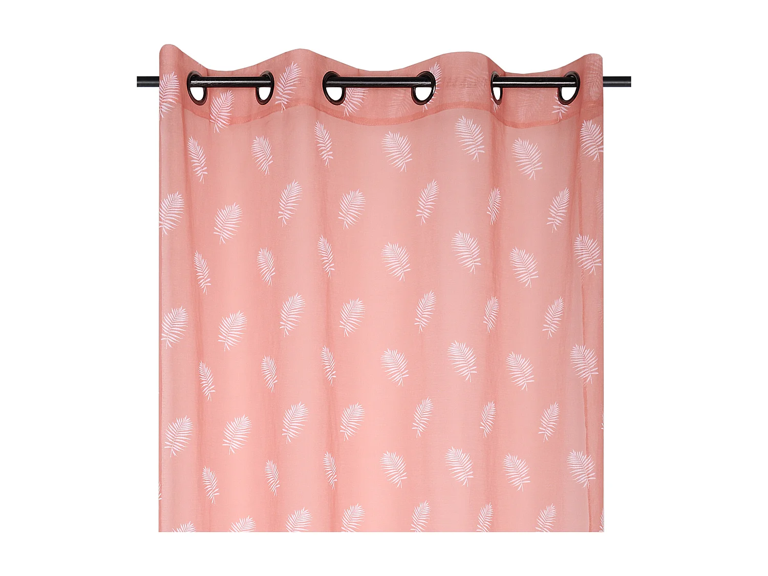 Voilage tamisant imprimé Plumeria