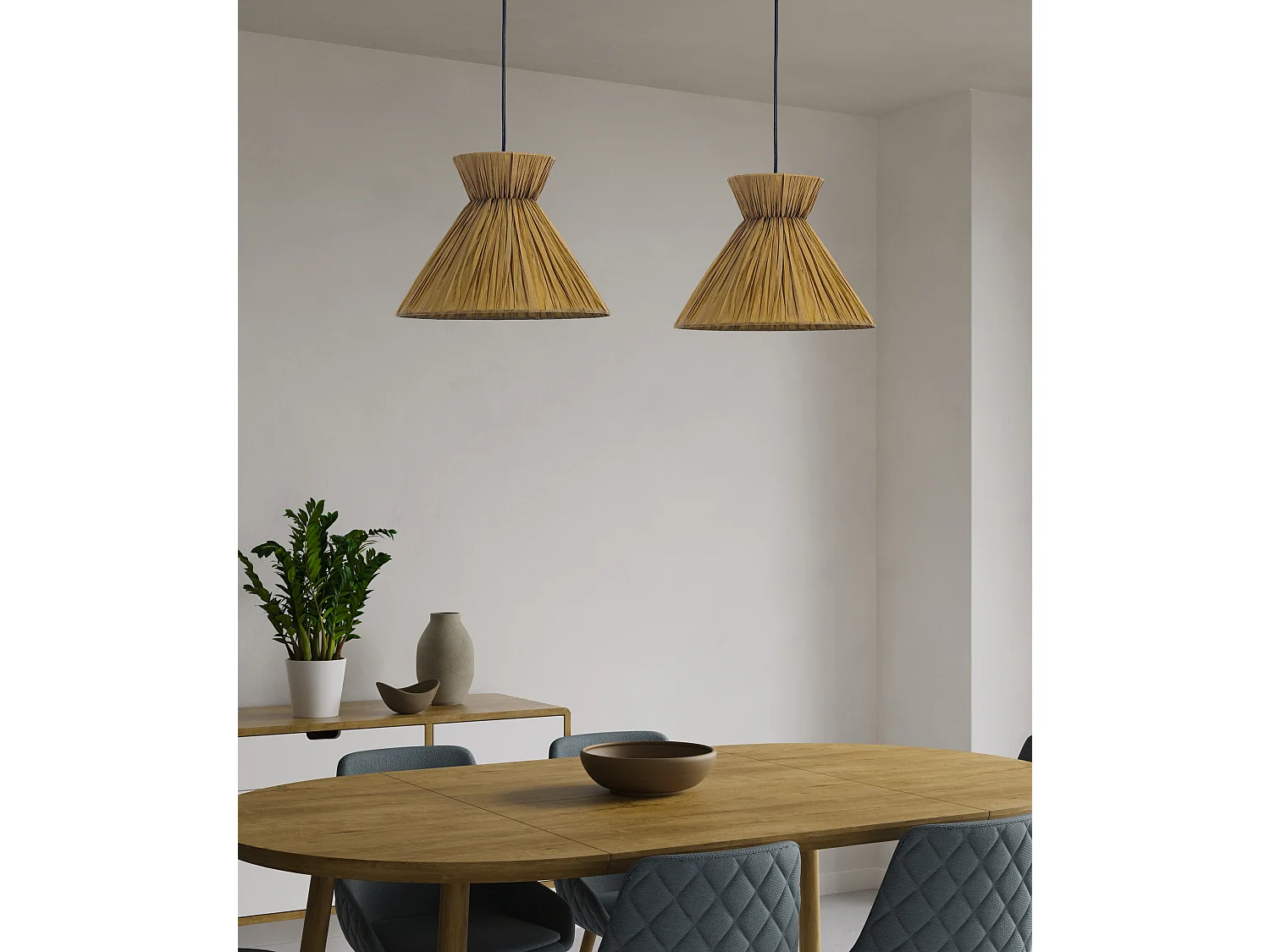 Ophangingen IP20 DAMA E27 15 Zwart