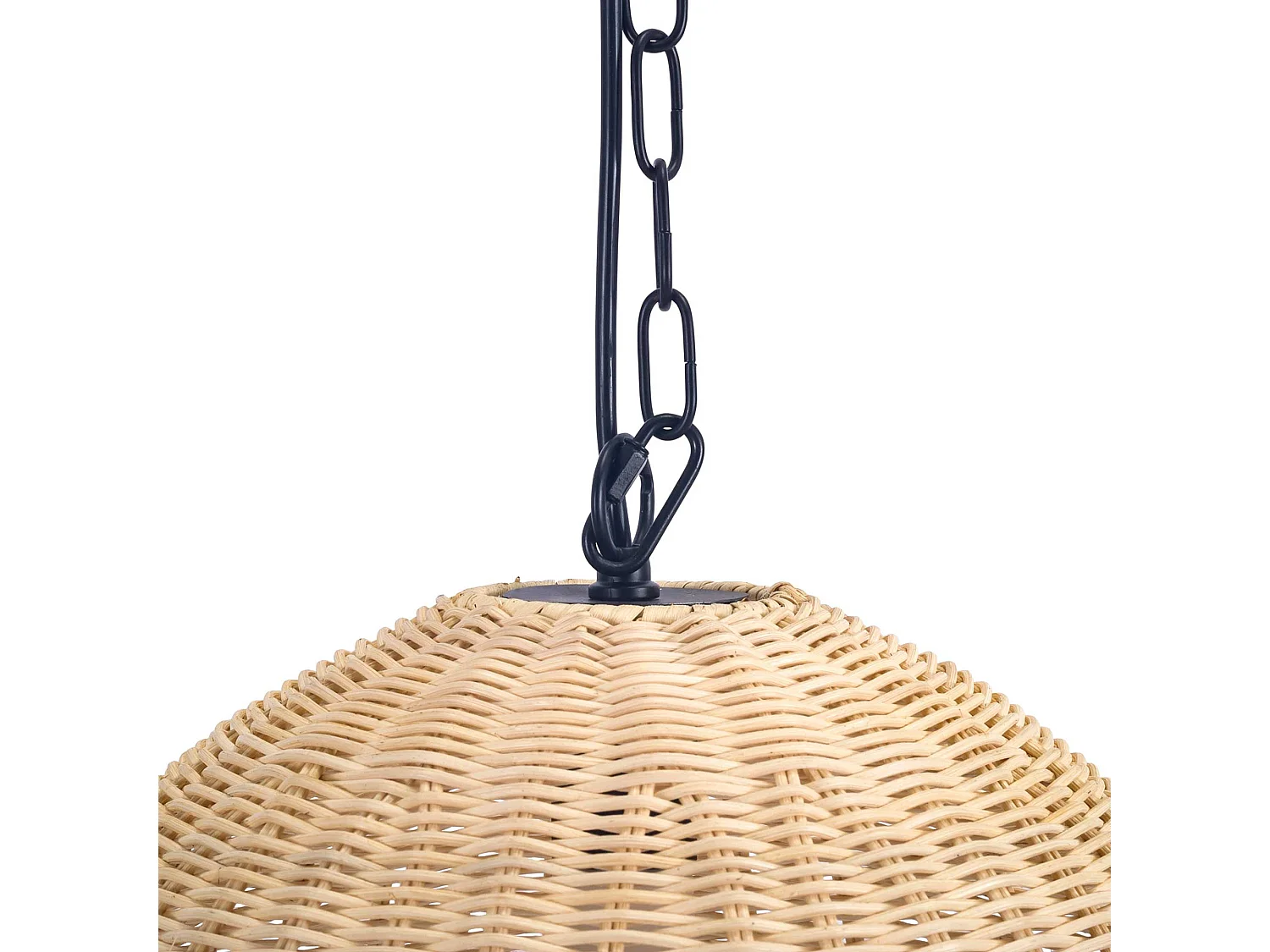 Sospensioni IP20 CORTIC E27 15 Nero Rattan naturale