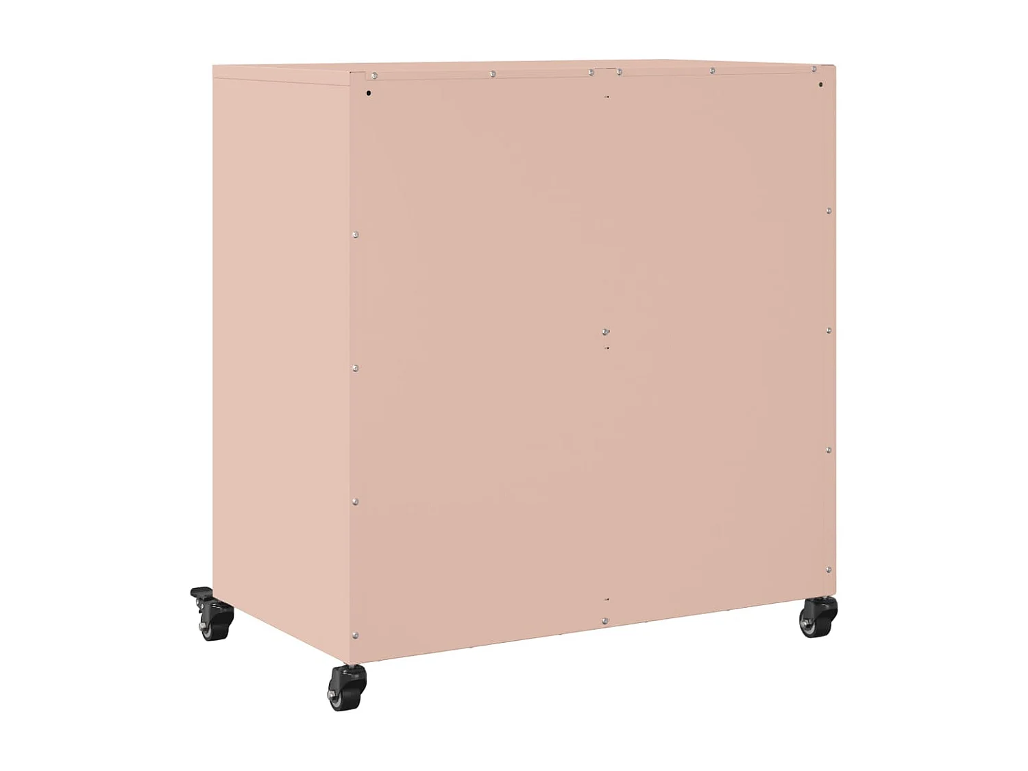 Buffet rose 68x39x72 cm acier