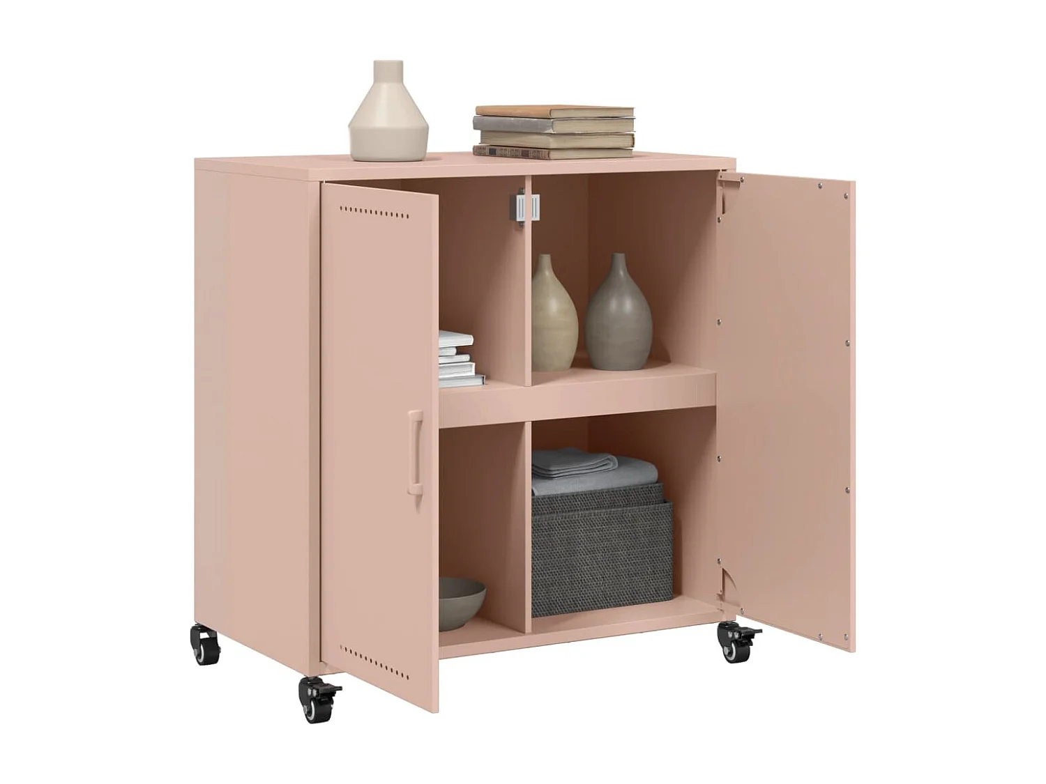 Sideboard Rosa 68x39x72 cm Stahl