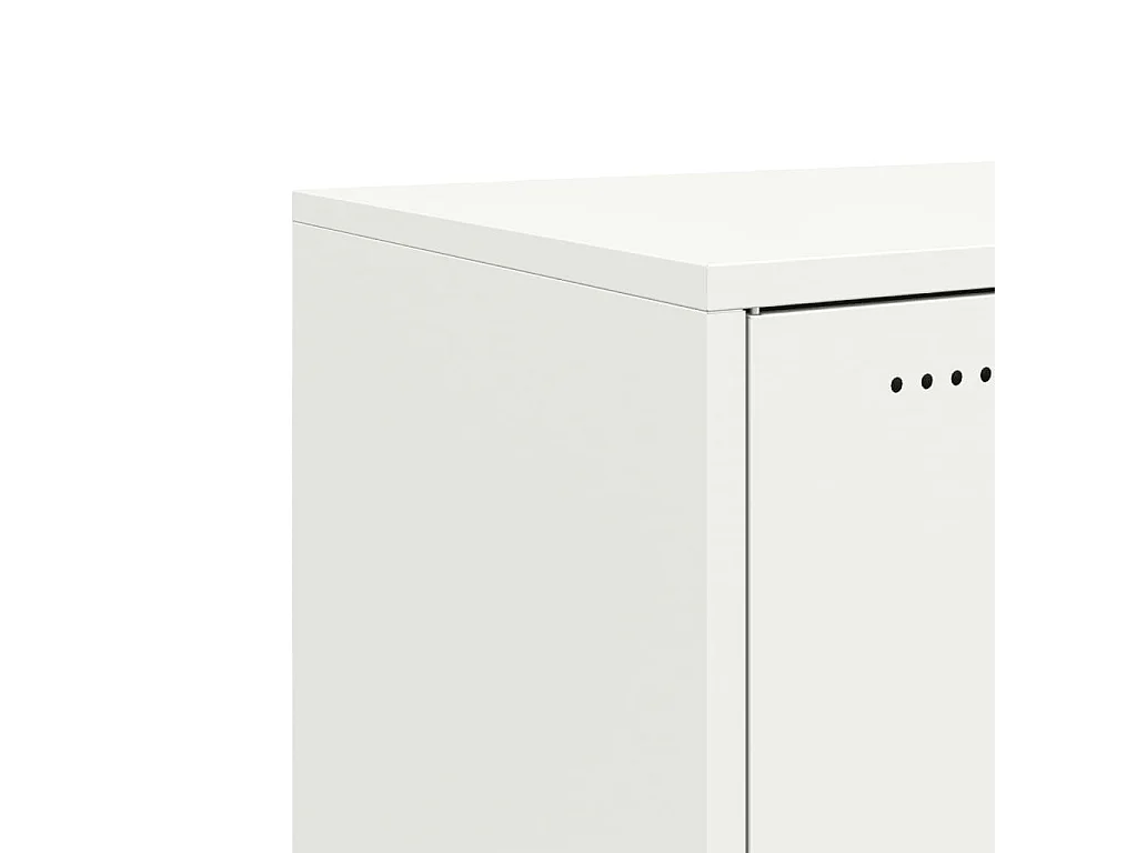 Sideboard Weiß 68,5x39x72 cm Stahl