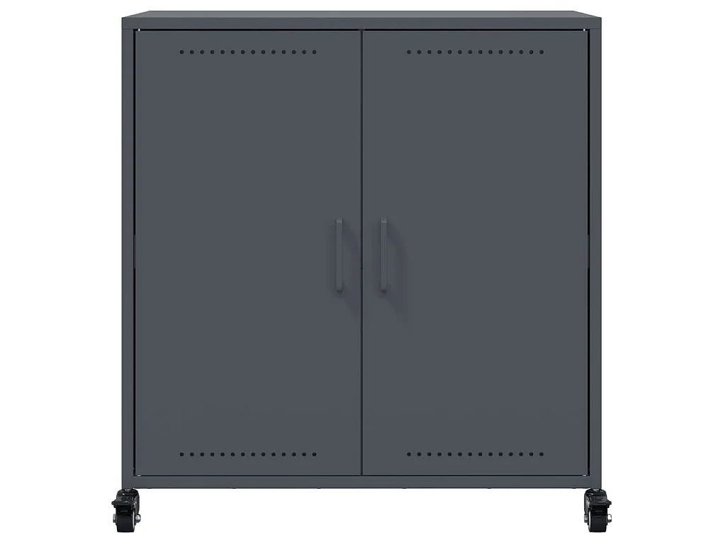 Credenza Antracite 68x39x72 cm in Acciaio