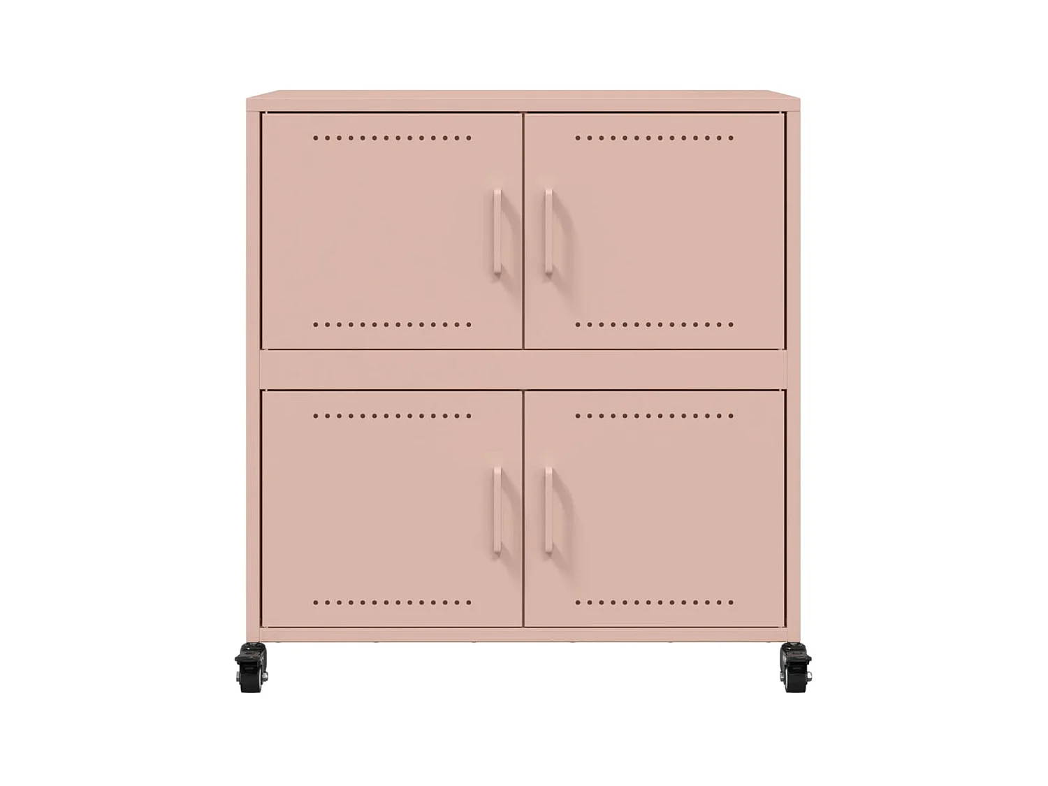 Buffet rose 68x39x72 cm acier