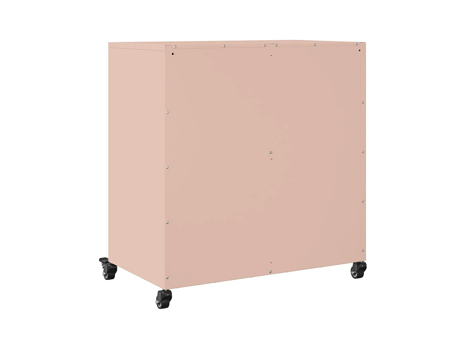 Buffet rose 68x39x72 cm acier