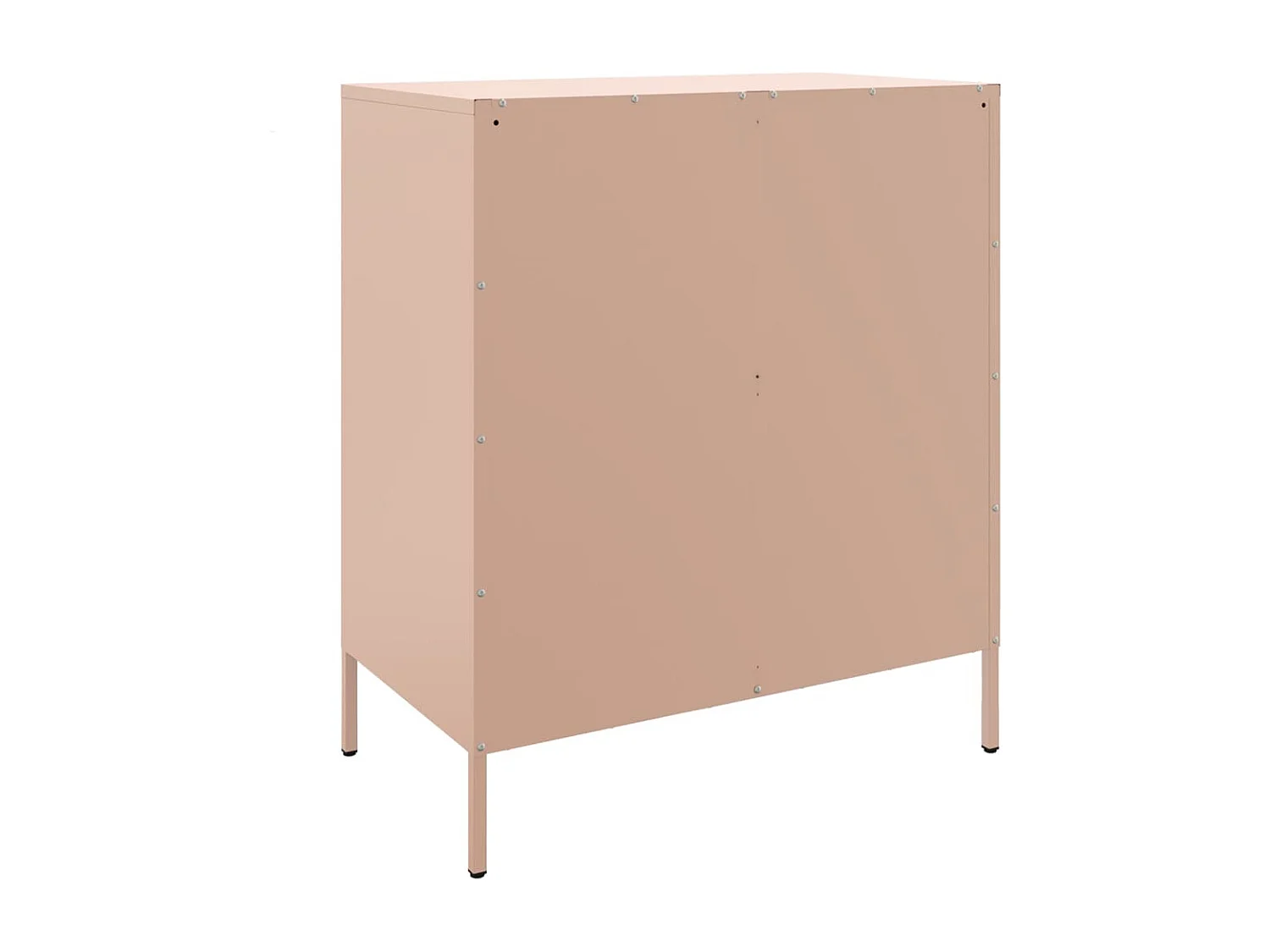 Buffet rose 68x39x79 cm acier