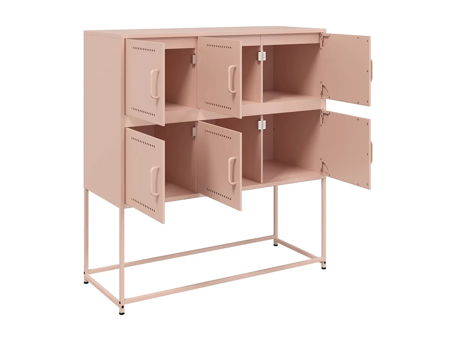 Sideboard Rosa 100,5x39x107 cm Stahl