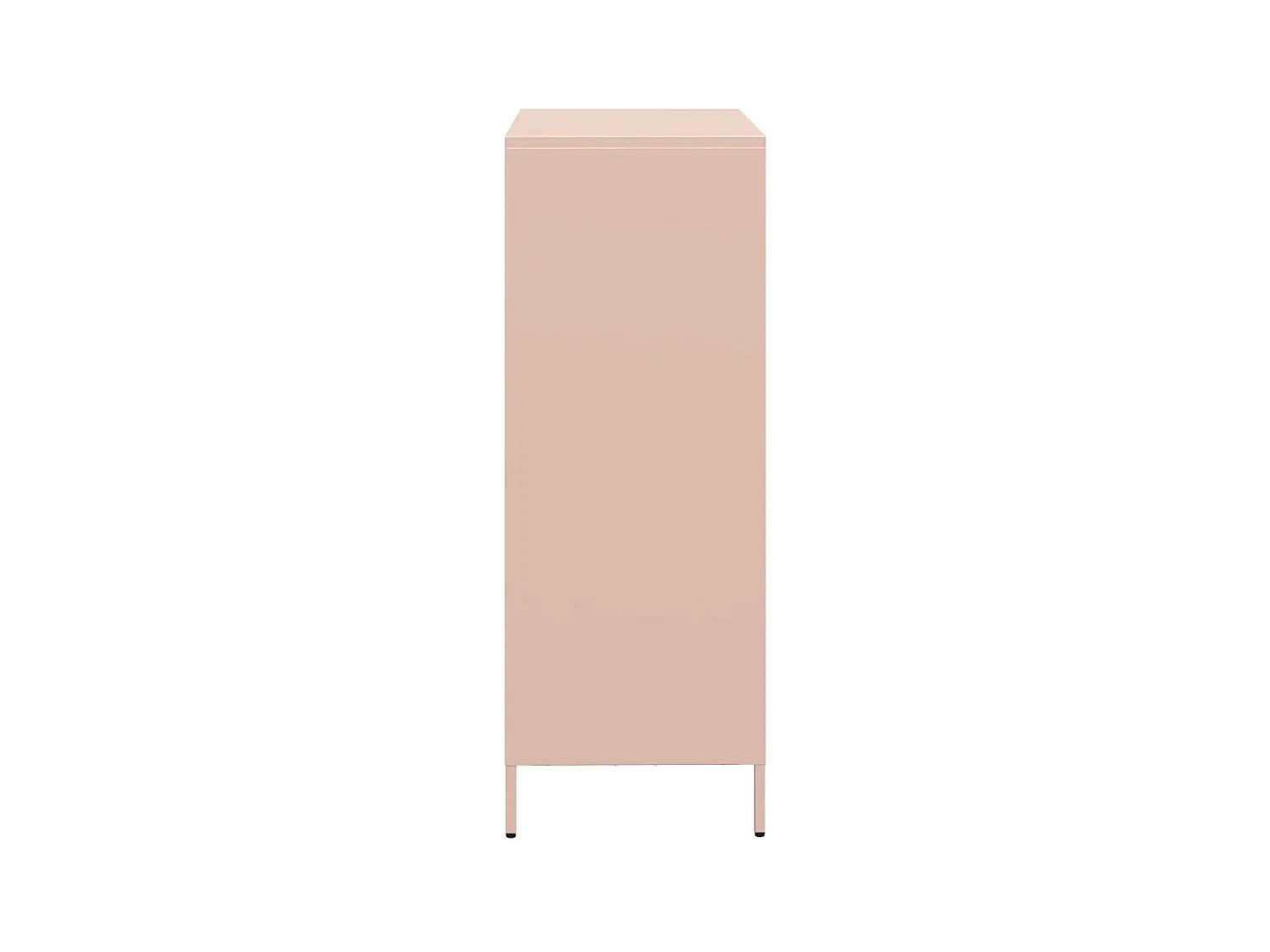 Buffet haut rose 68x39x103,5 cm acier