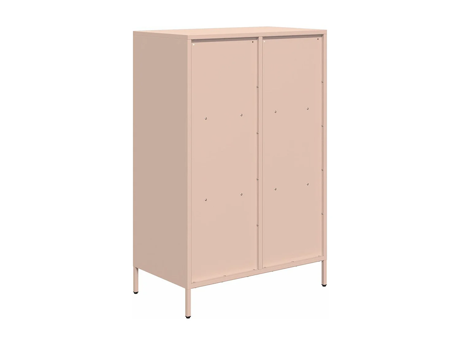 Buffet haut rose 68x39x103,5 cm acier