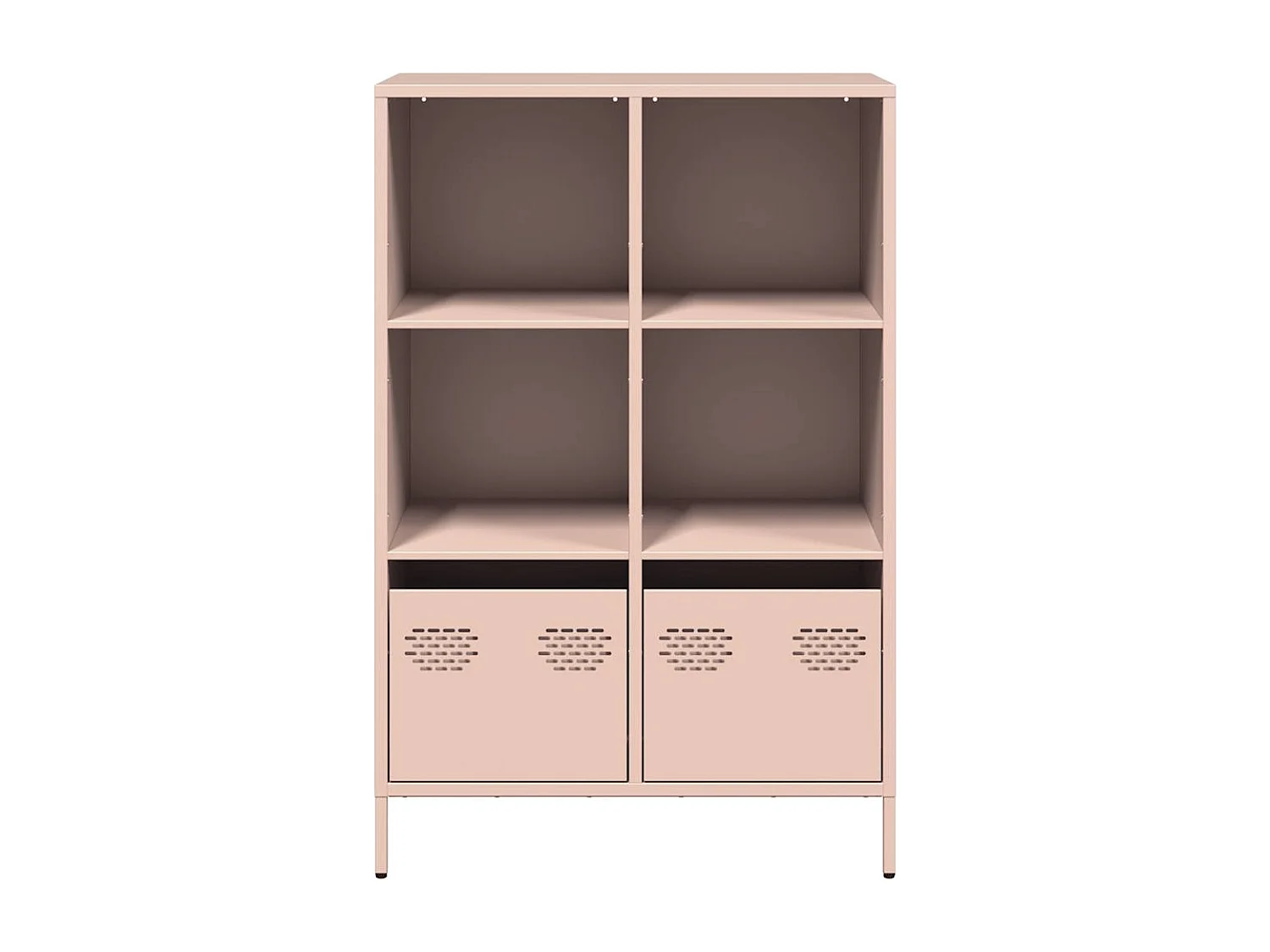 Buffet haut rose 68x39x103,5 cm acier