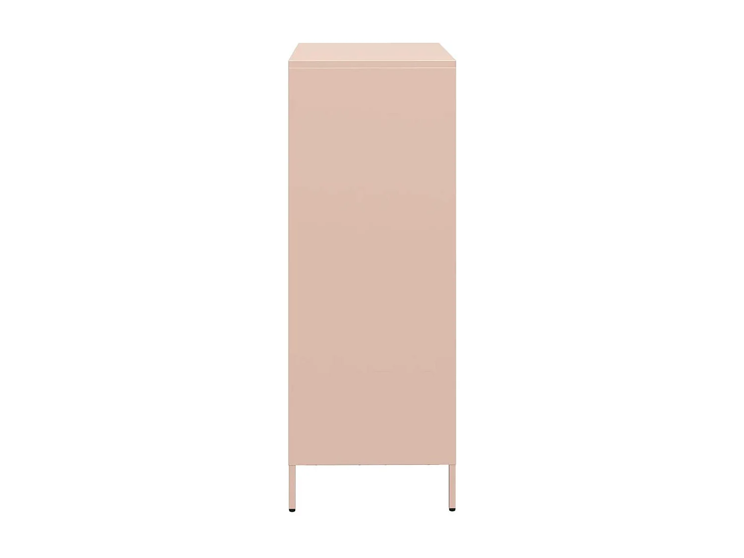 Buffet haut rose 68x39x103,5 cm acier