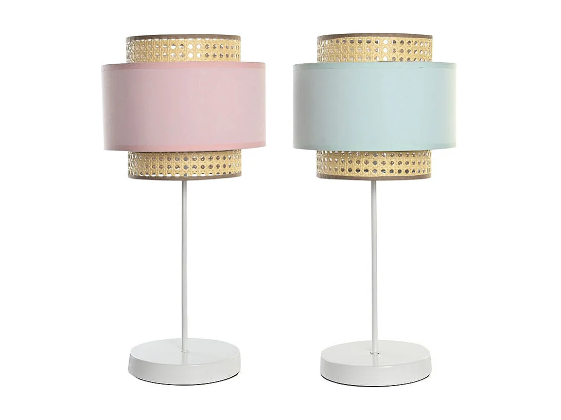 Lámpara de salón DKD Home Decor Verde Rosa