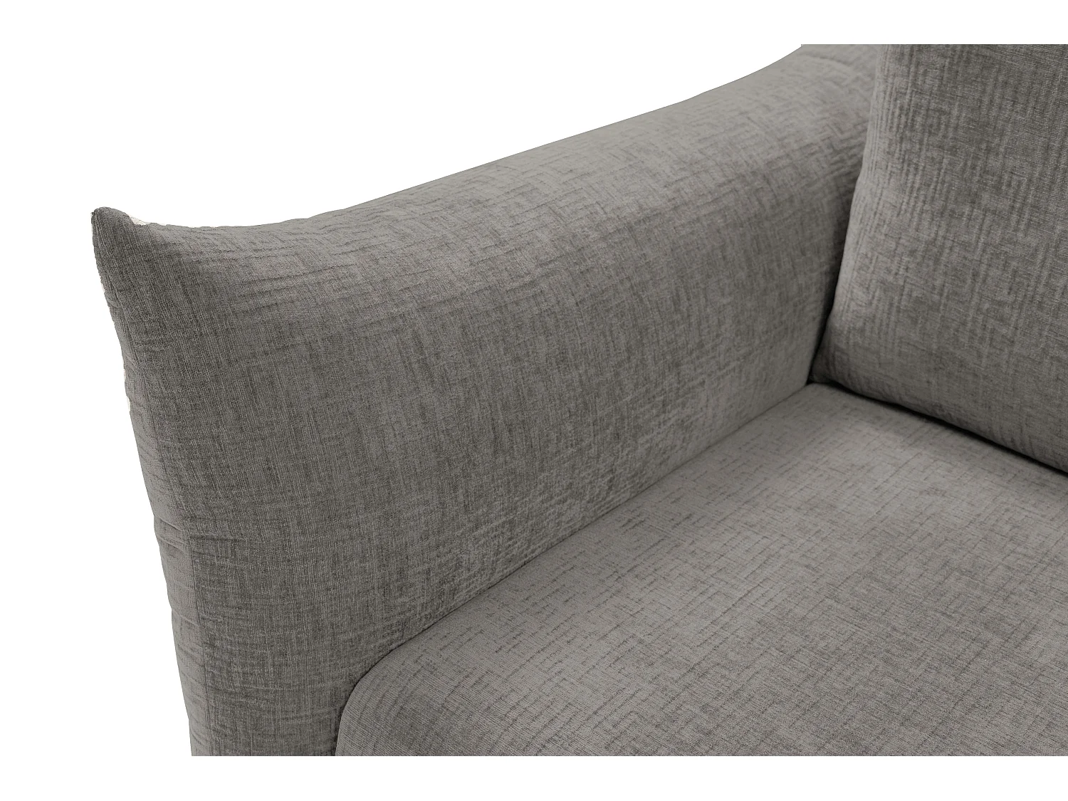 ADEL-bank – Moderne slaapbank met opbergruimte, siliconenkussens, golvende veren, LICHTGRAFIET, 145x200 cm