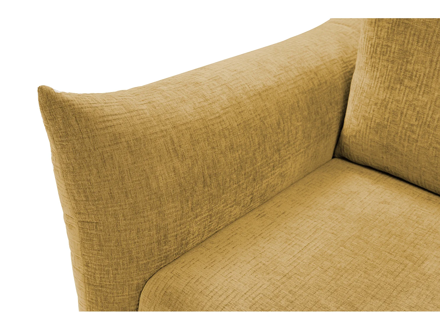 ADEL-bank – Moderne slaapbank met opbergruimte, siliconenkussens, golvende veren, GOUD, 145x200 cm