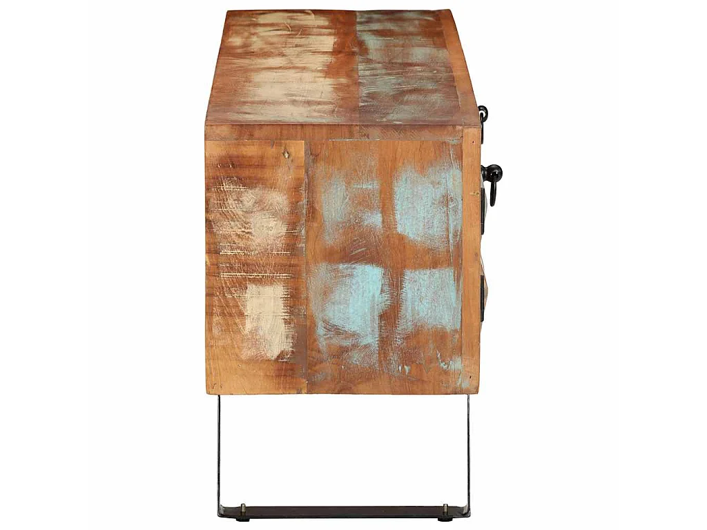 Tv-meubel 112x30x45 cm massief gerecycled hout