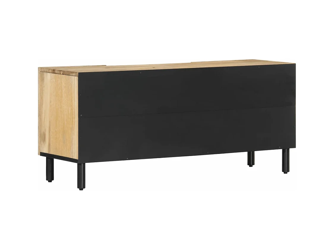 Móvel de TV 105x33x46 cm madeira de mangueira maciça