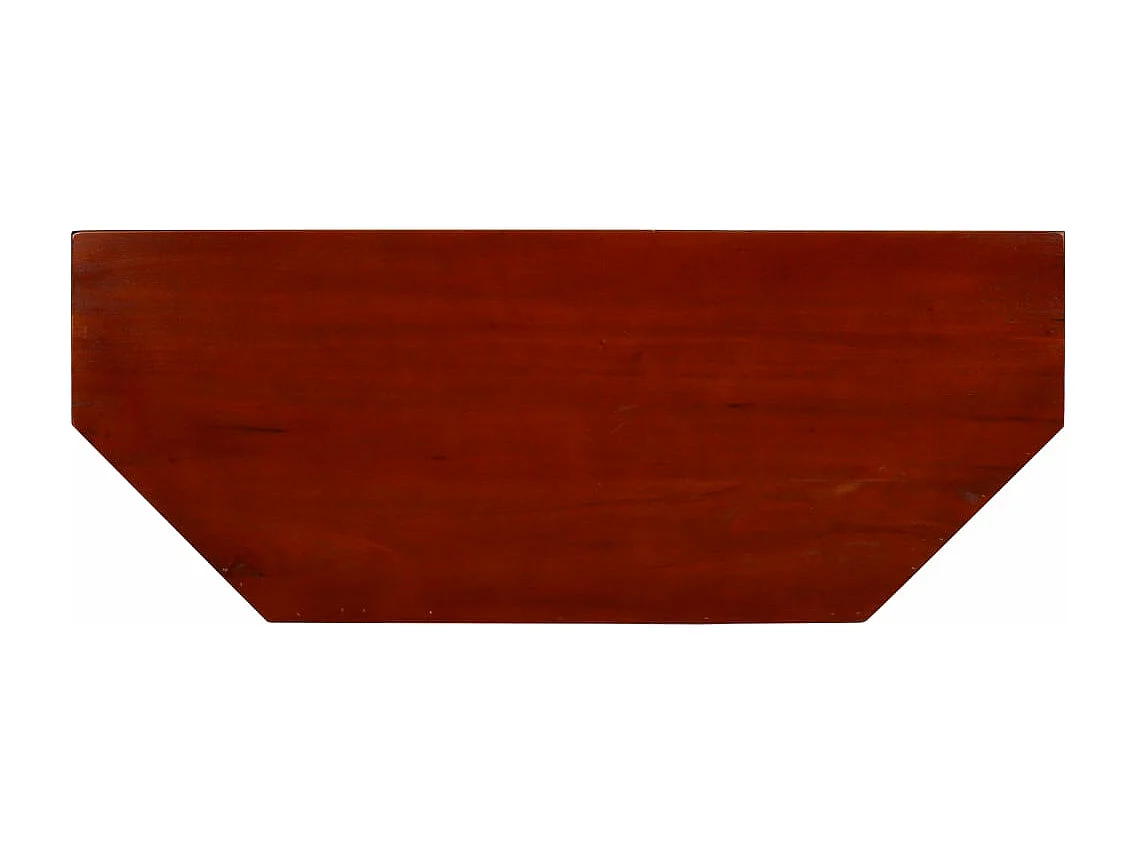 Móvel de TV 100x40x45 cm madeira mogno maciça castanho clássico