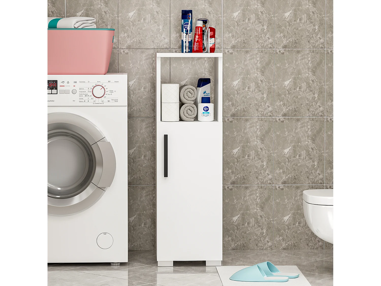 Mehrzweckschrank Duru Weiß 9260