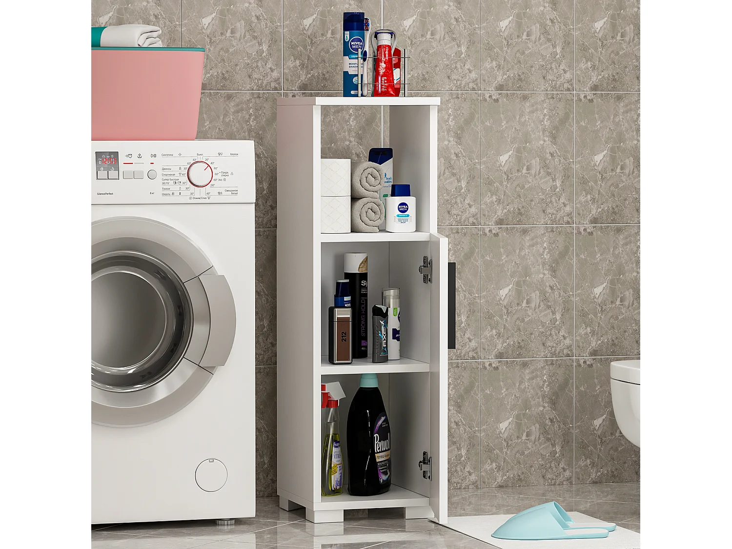 Mehrzweckschrank Duru Weiß 9260