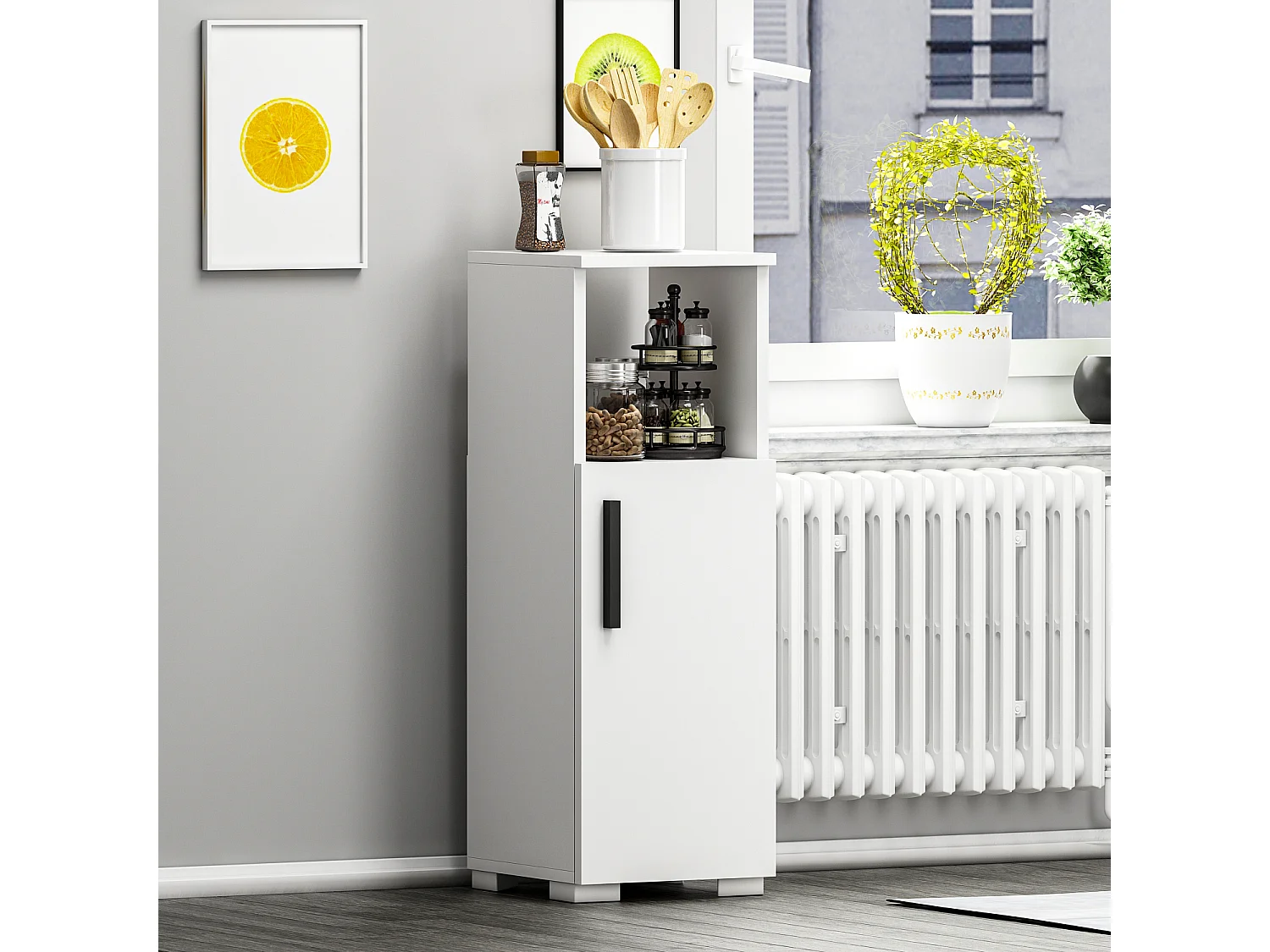 Mehrzweckschrank Duru Weiß 9260