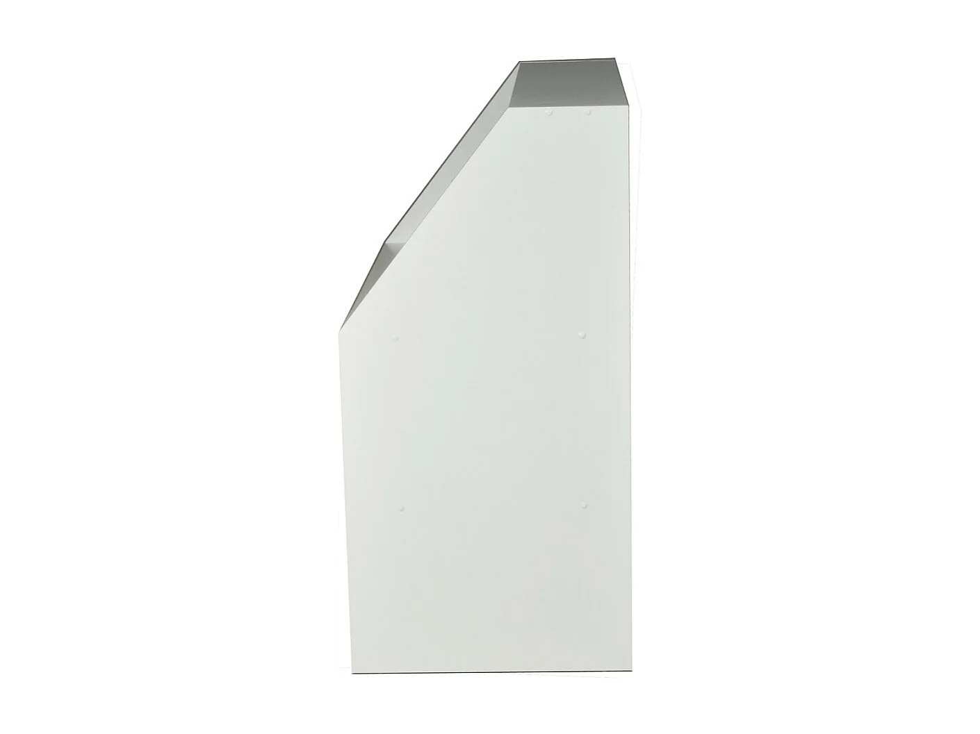Meuble de rangement sous pente ALIX, H. 100 x L. 100 x P. 50 cm, Blanc