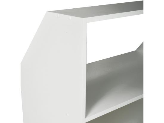 vente unique Meuble de rangement sous pente ALIX H. 100 x L. 100 x P. 50 cm Blanc