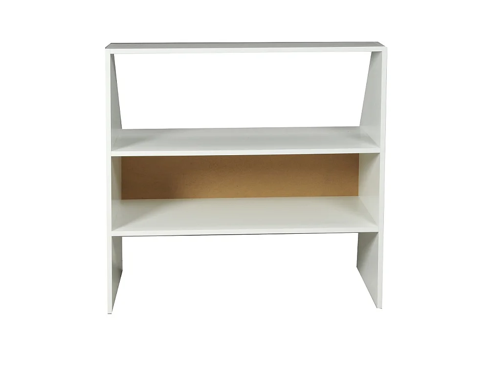 Meuble de rangement sous pente ALIX, H. 100 x L. 100 x P. 50 cm, Blanc