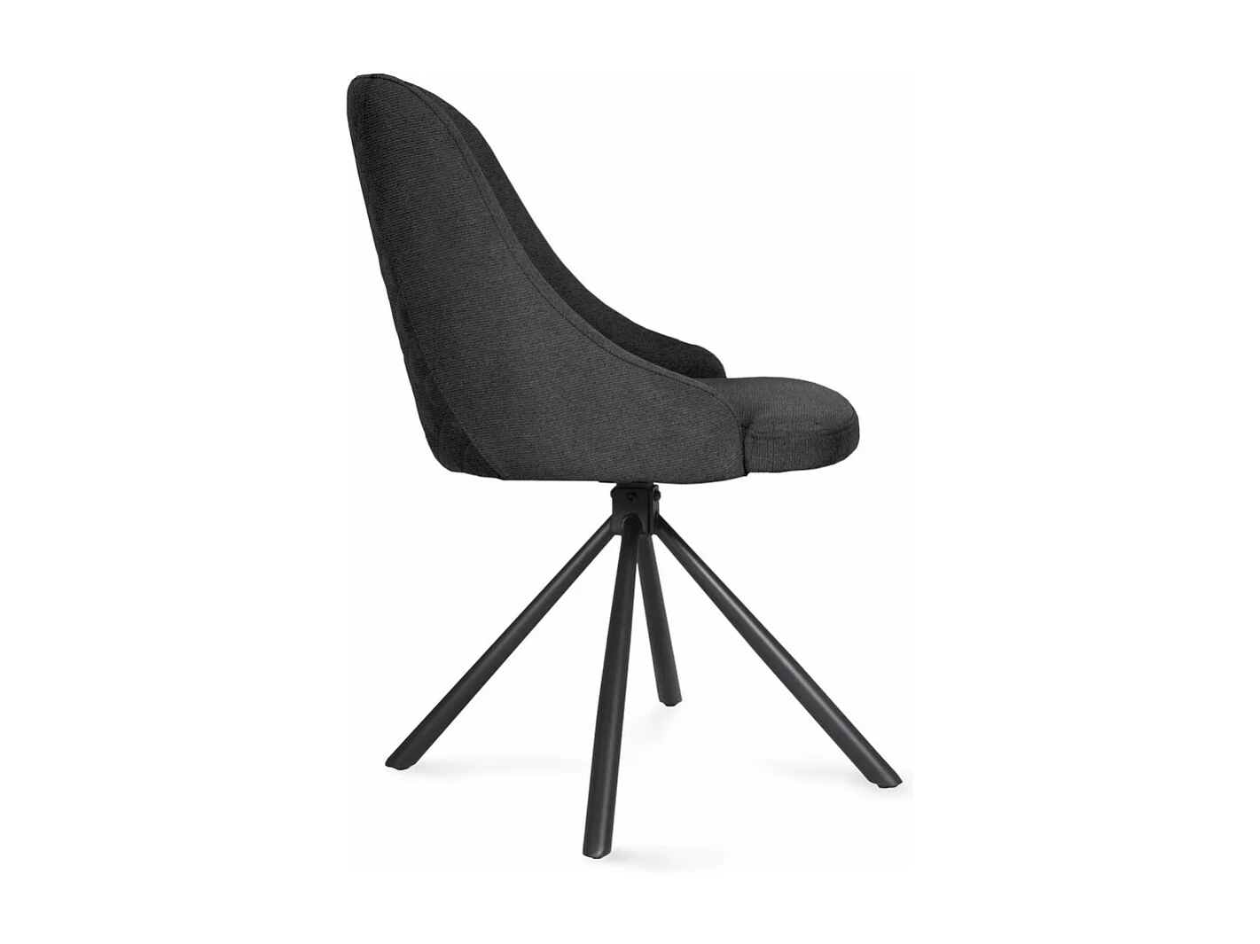 Chaise pivotante HORIZON / Gris foncé