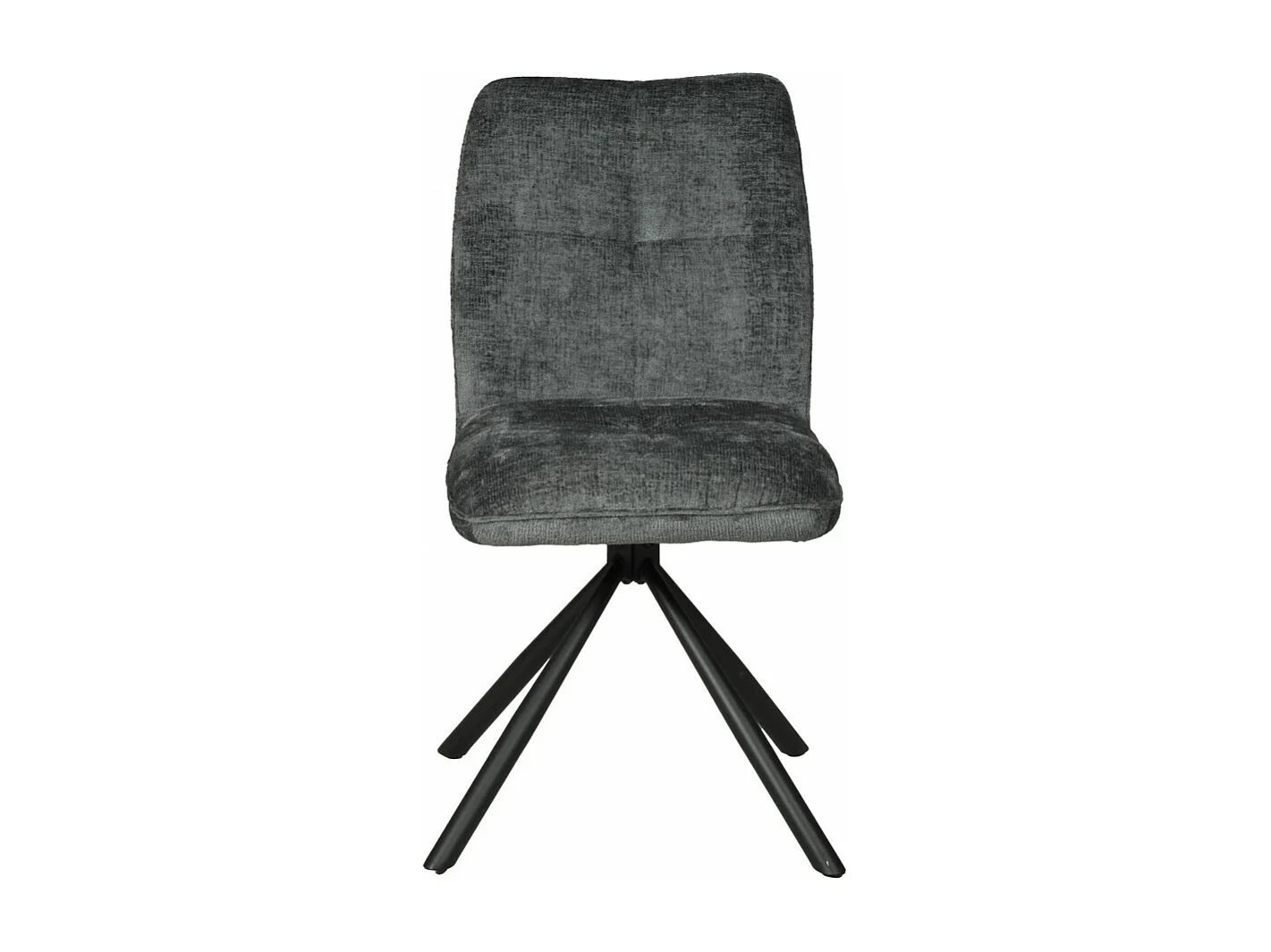 Chaise pivotante de salle à manger CORTINA / Gris foncé