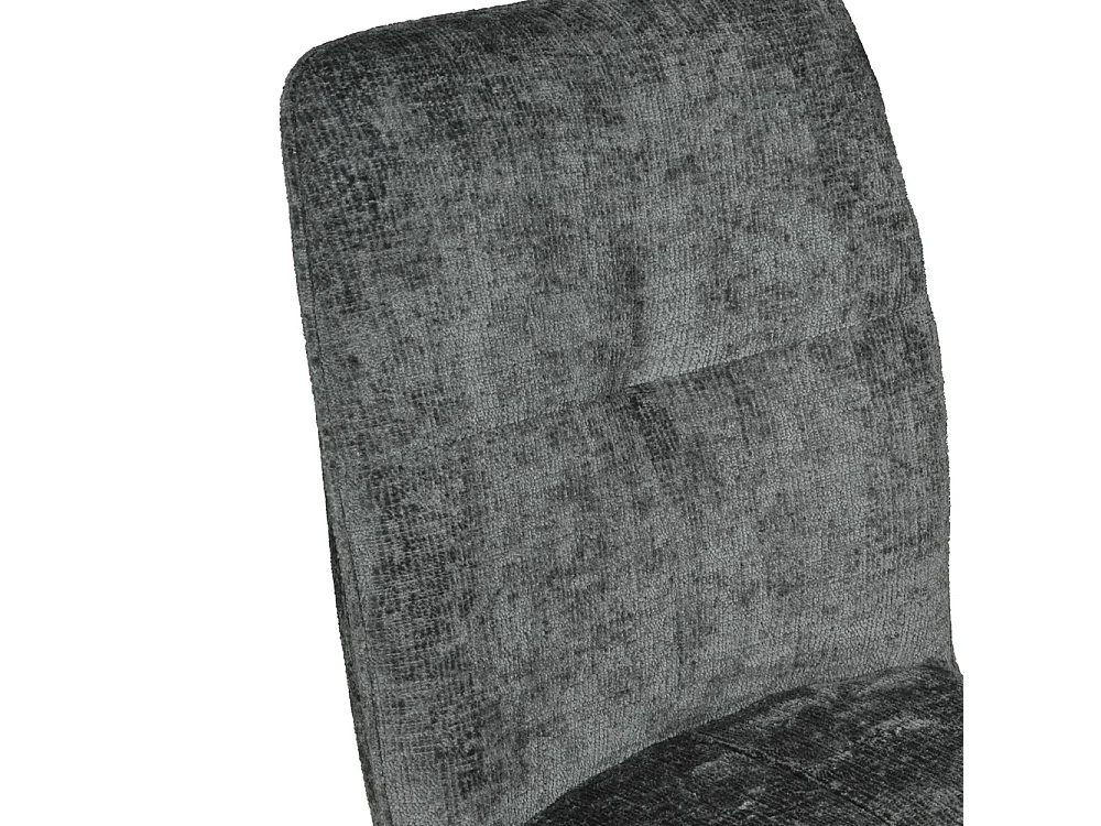 Chaise pivotante de salle à manger CORTINA / Gris foncé